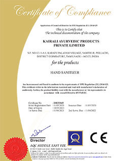 Certified Hand Sanitizer manufacturer